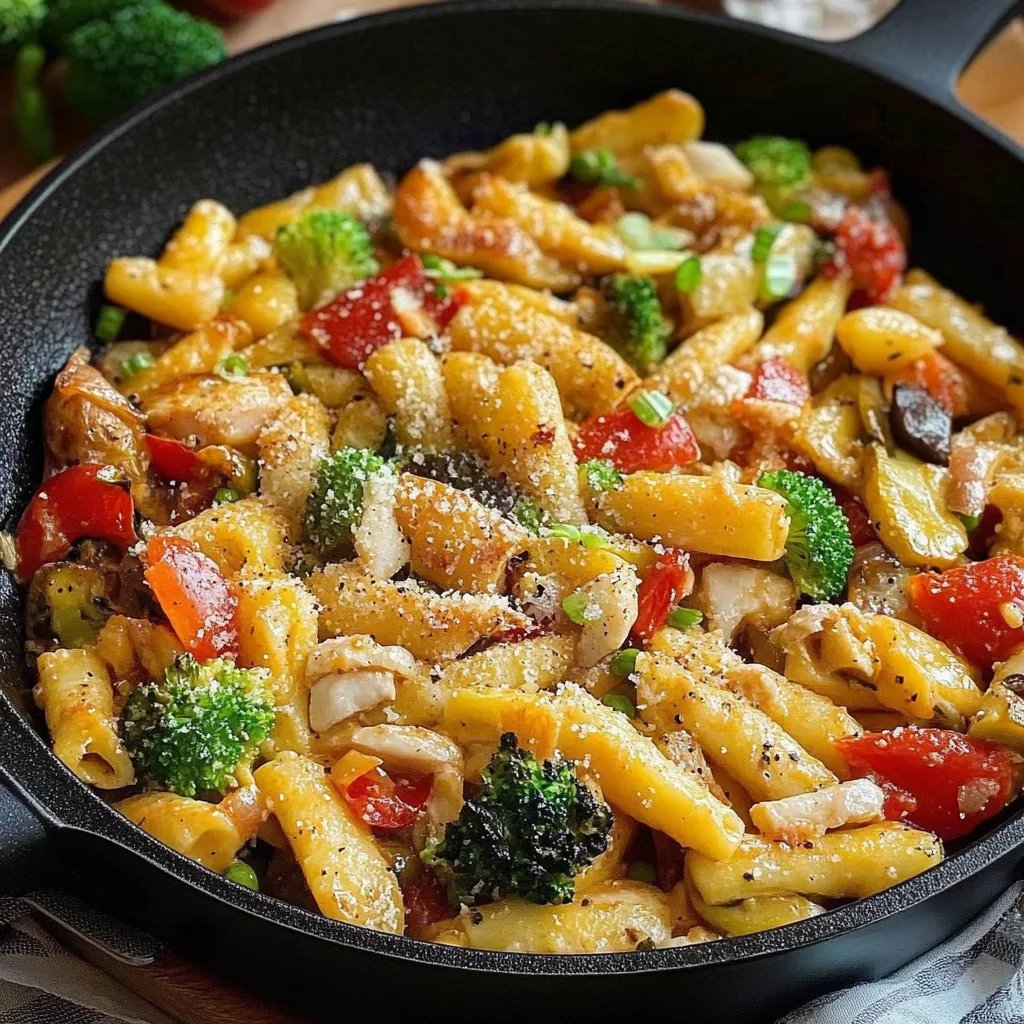 Schupfnudelpfanne mit Gemüse