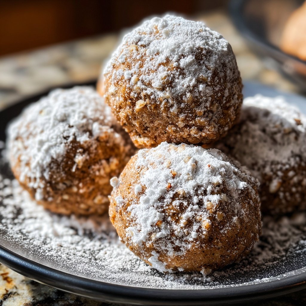 Spekulatius Kugeln - Pralinen für Weihnachten