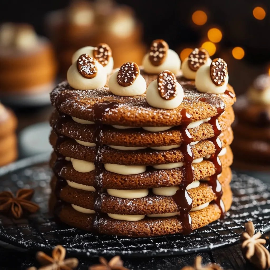 Lebkuchen-Schichtkuchen