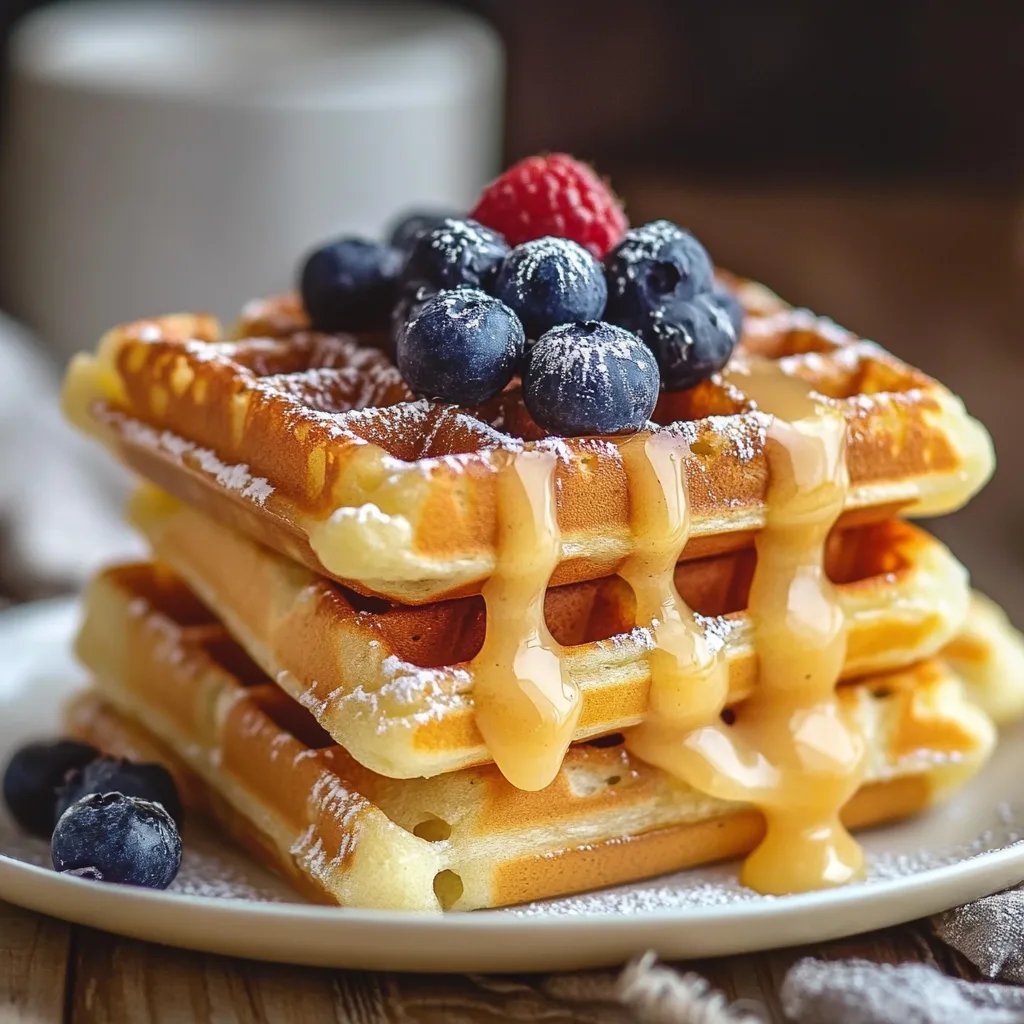 Proteinreiche Waffeln