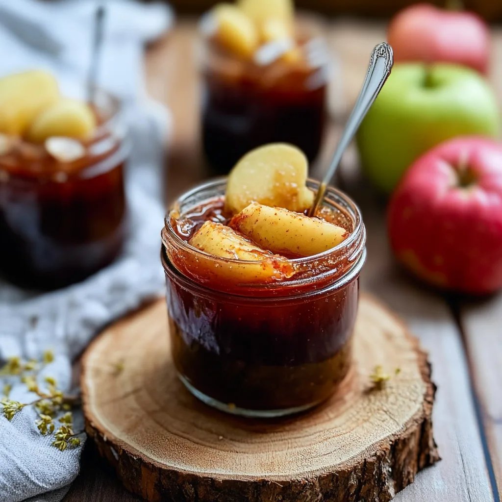 Apfel-Holunder-Marmelade