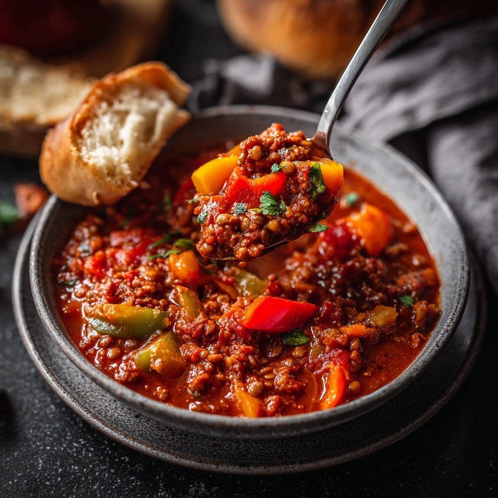 Chili sin Carne mit Linsen