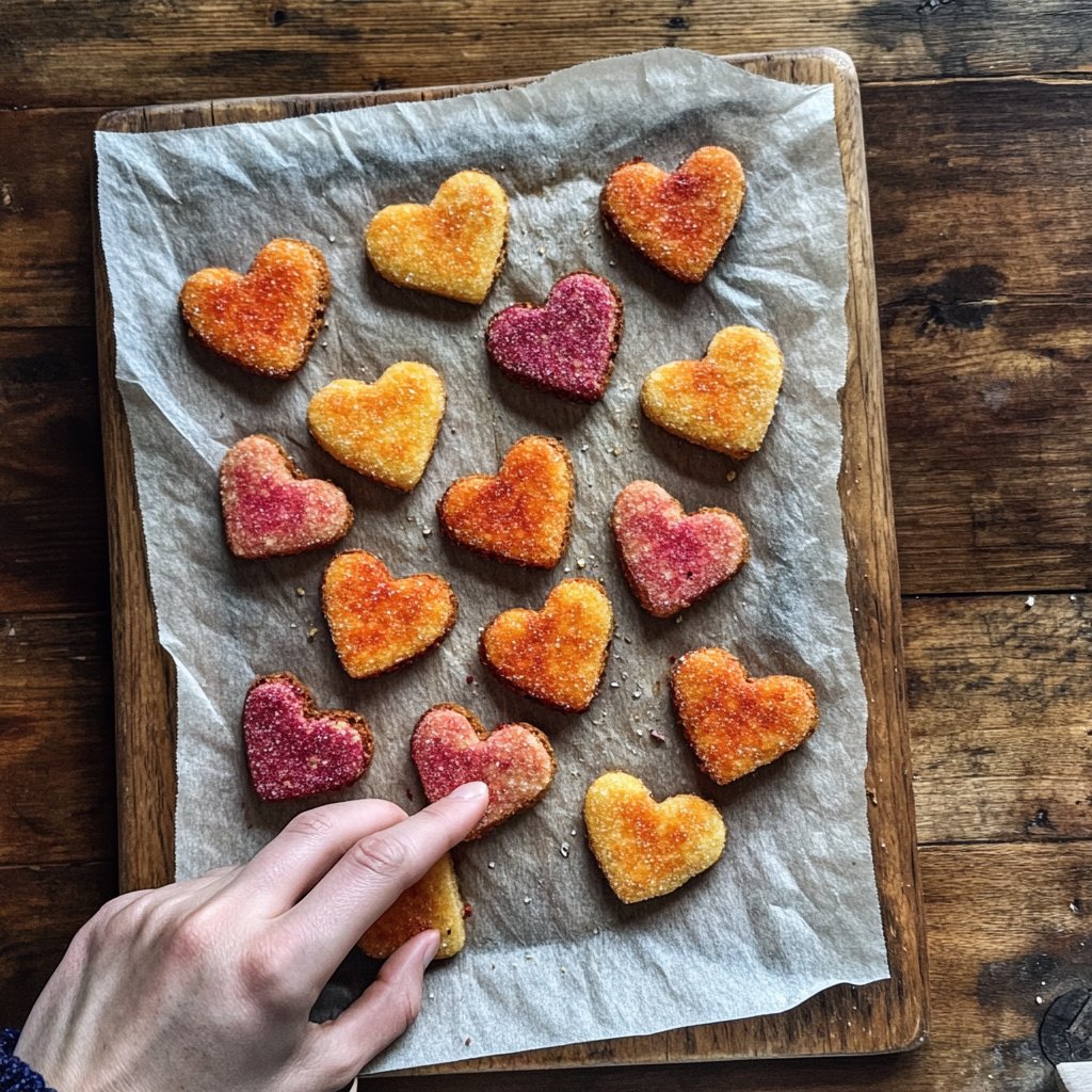 Valentinstag Snacks zum Teilen