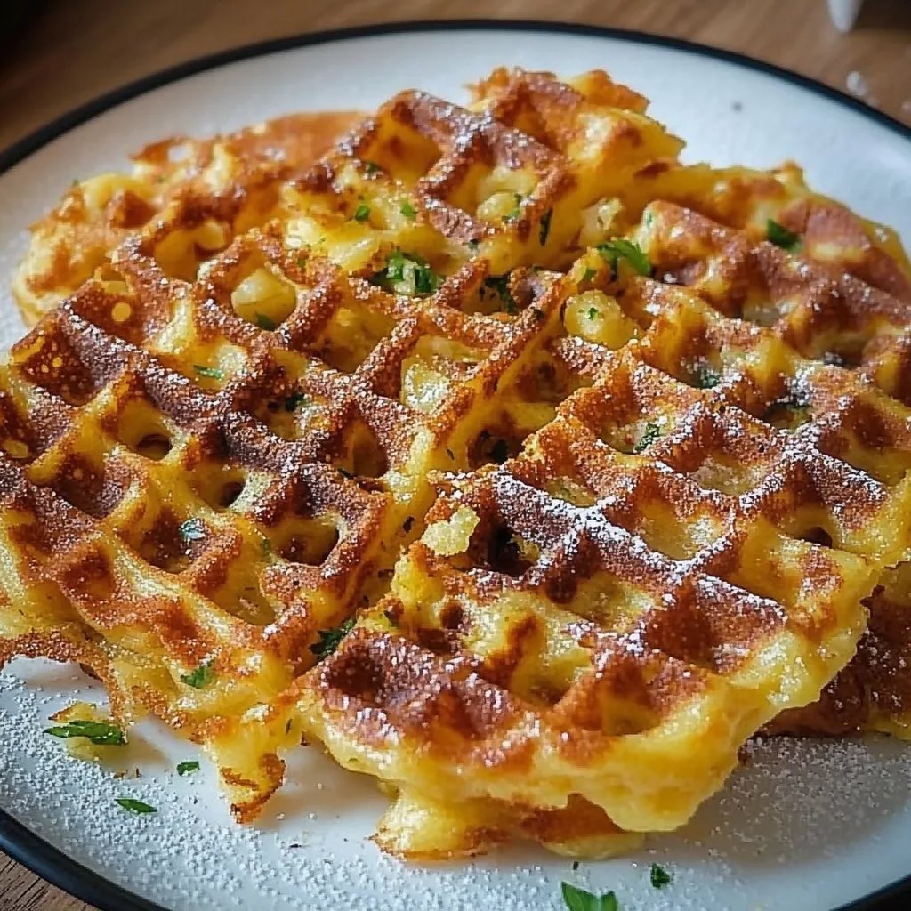 Kartoffel - Gemüse Waffeln
