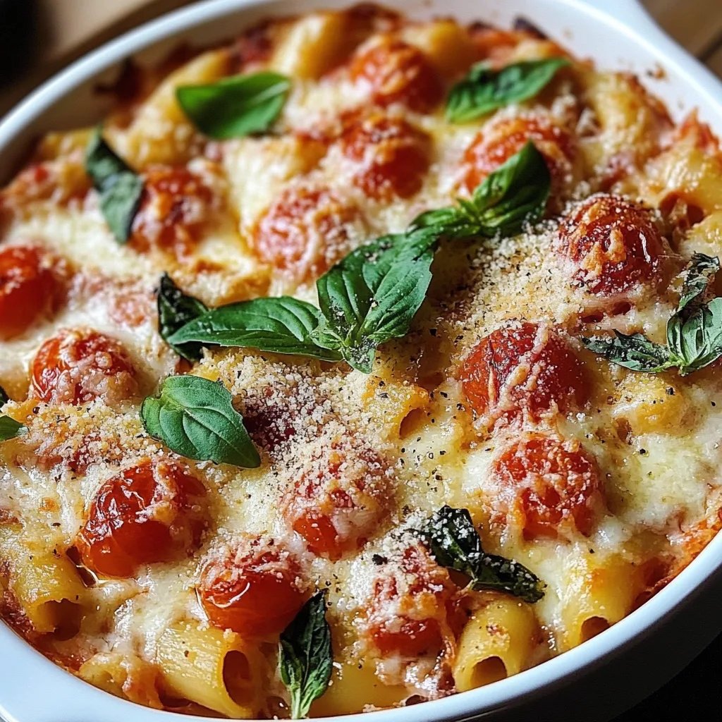 Nudelauflauf mit Tomatensauce