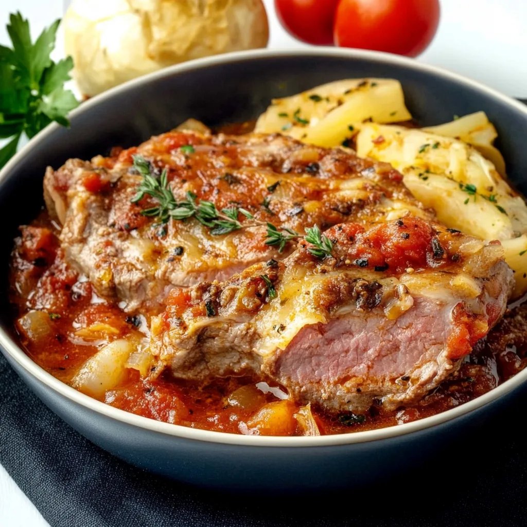 Spitzkohl Tomaten Eintopf mit Hackfleisch