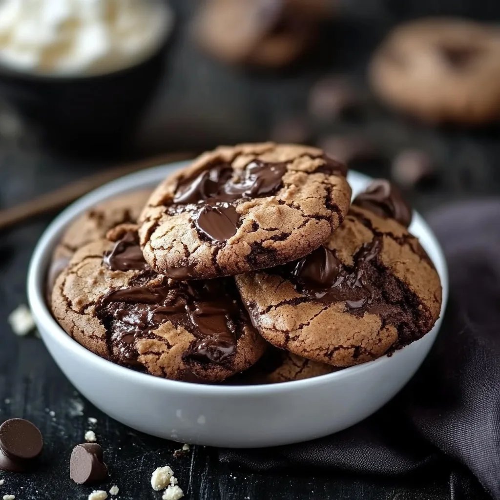 Schokoladen-Baiser-Cookies