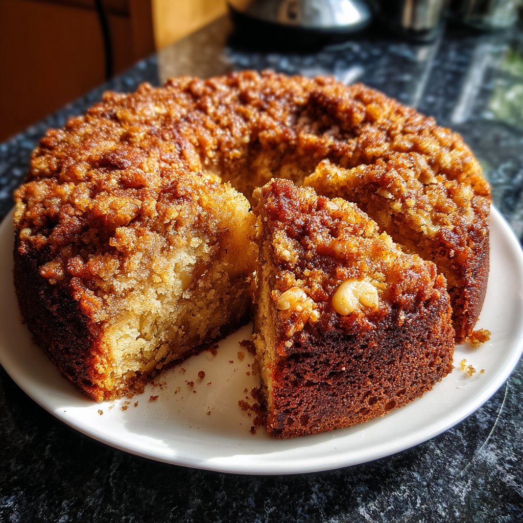 Bananenkuchen mit Nusskruste