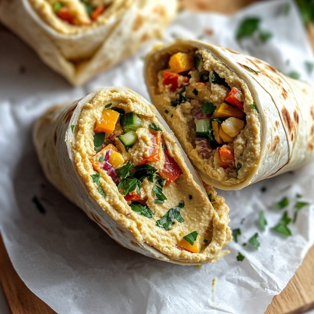 Wraps mit Hummus