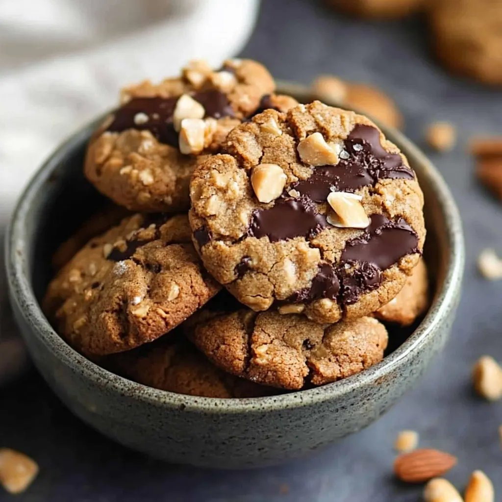 Dattel Erdnussbutter Cookies