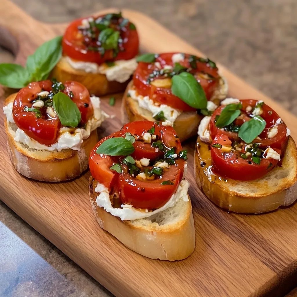 Einfaches Bruschetta-Rezept