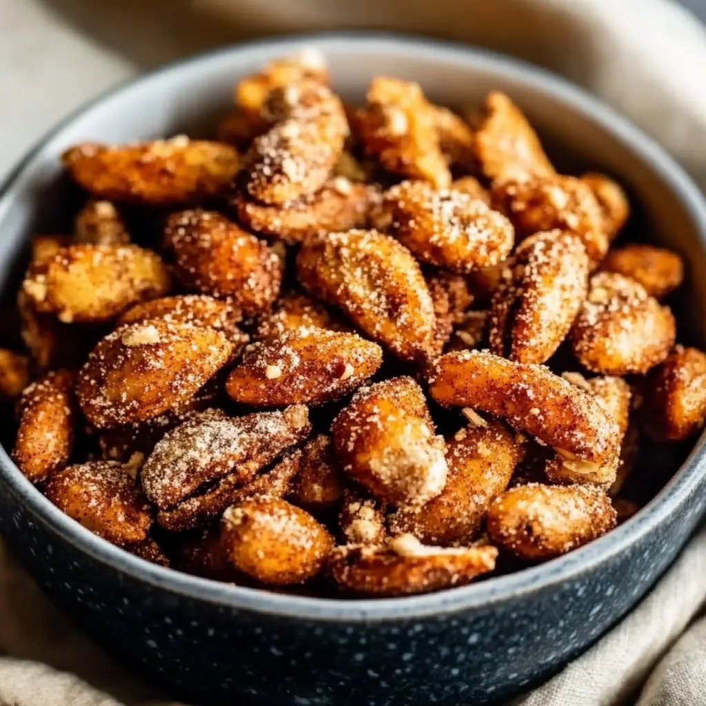 Gebrannte Mandeln aus der Heißluftfritteuse